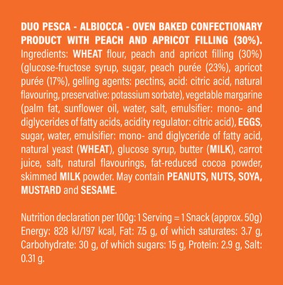 Balconi Duo Croissant Peach and Apricot Croissants, 48/Pack (600-04188)