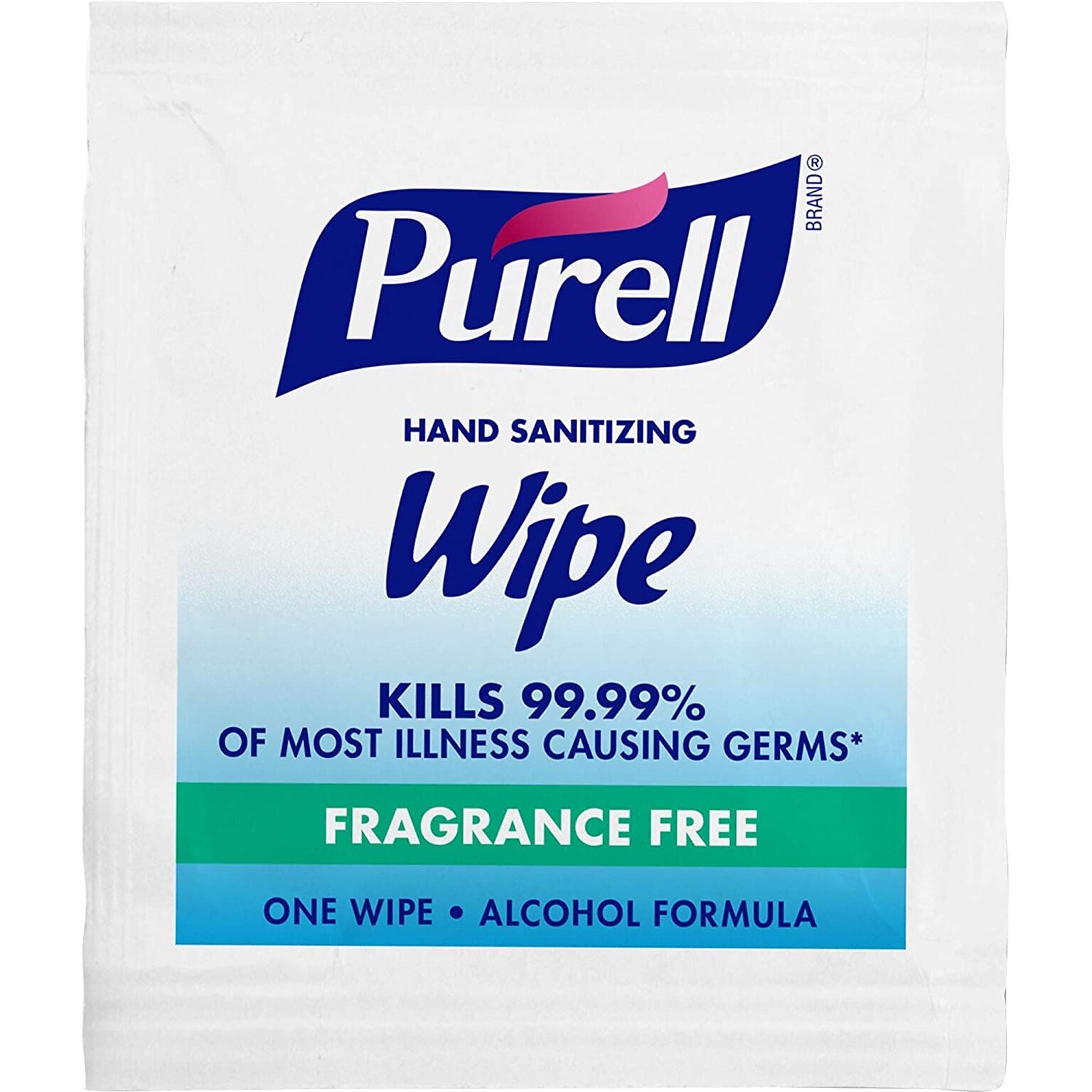 PURELL Individually Wrapped 70% Alcohol Sanitizing Hand Wipes, 1,000 Wipes/Carton (9021-1M)