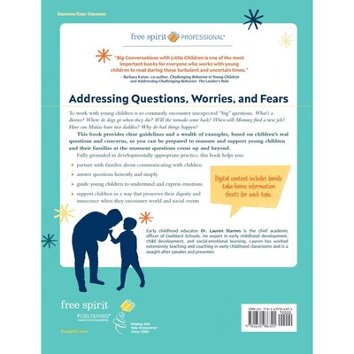 Free Spirit Publishing Big Conversations with Little Children: Addressing Questions, Worries, and Fears (SEP899068)