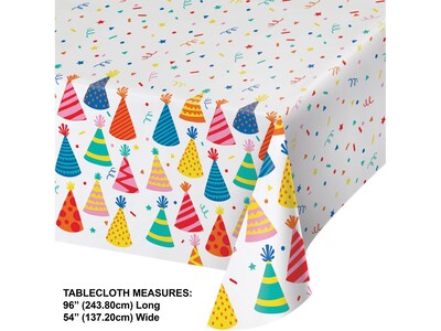 Creative Converting Hats Off Birthday Tableware Kit, Assorted Colors (DTC9127E2A)