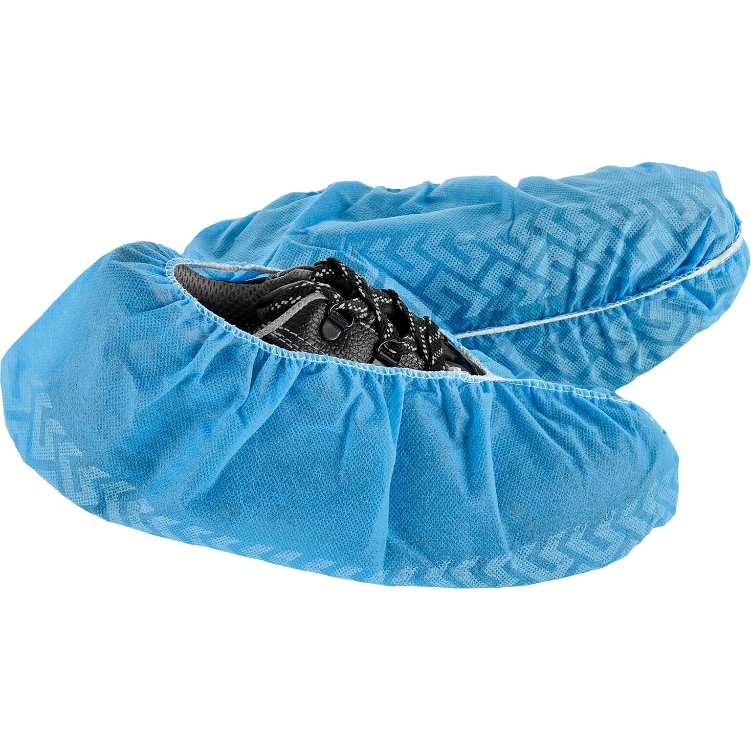 Global Industrial Standard Disposable Shoe Covers, Size 6-11, Blue, 150 Pairs/Case (708197ABL)