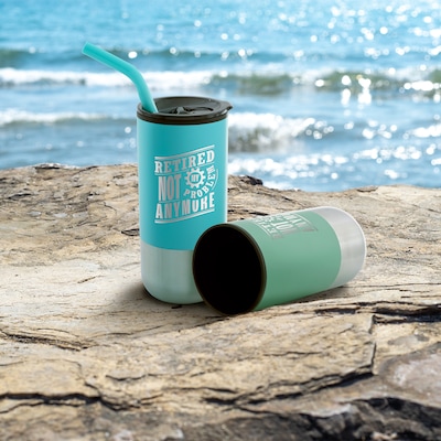 POD ELEMENT TUMBLER WITH STRAW 16OZ
