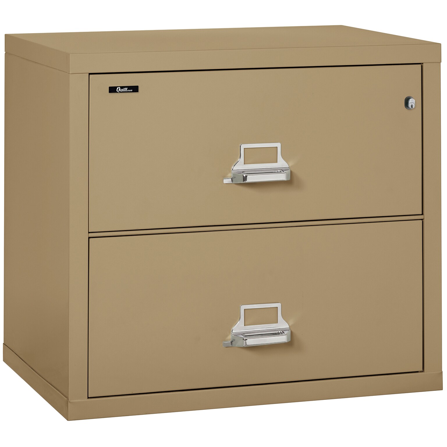 Quill Brand® 2-Drawer Fireproof Lateral File, Sand, 31W (Q231LATSA)