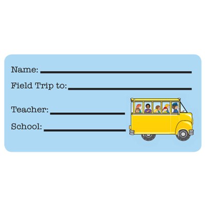 Creative Shapes Etc. Field Trip Nametags, 36/Pack, 6 Packs (SE-829-6)
