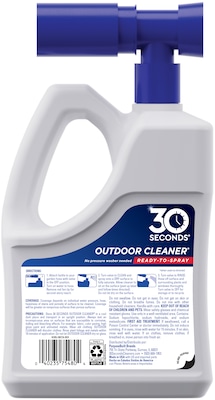 30 SECONDS Outdoor Cleaner Spray Bottle, 64 oz. (6430SJ)