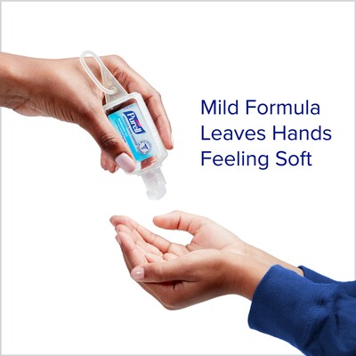 PURELL Advanced 70% Alcohol Gel Hand Sanitizer, Clean Scent, 1 oz., 36/Carton (GOJ390036WRP)