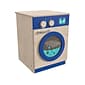 Flash Furniture Bright Beginnings Kids' Washing Machine with Integrated Storage, Brown/Blue (MK-ME03546-GG)