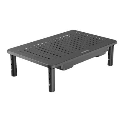 Staples TECH Adjustable Monitor Stand, Black (ST62819-CC)