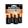 Duracell Coppertop C Alkaline Batteries, 4/Pack (MN1400R4ZX)
