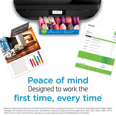 HP 60XL/901XL Black High-Yield Ink Cartridge (CC641WN)