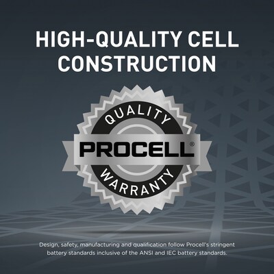 Procell 9V Alkaline Battery, 12/Pack (PC1604/PC1604BK)