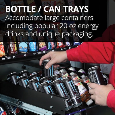 Selectivend 29-Selection Combo Vending Machine with Card Reader, Black (14118)