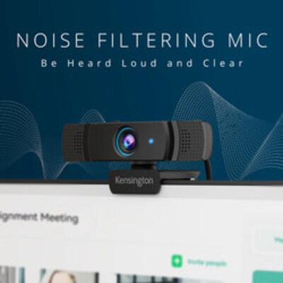 Kensington W1060 EQ 1080p Fixed Focus Webcam, Black (K81171WW)