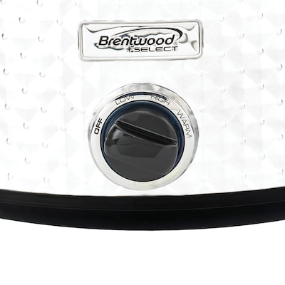 Brentwood Appliances 7-Quart Slow Cooker, Pearl White (SC-157W)