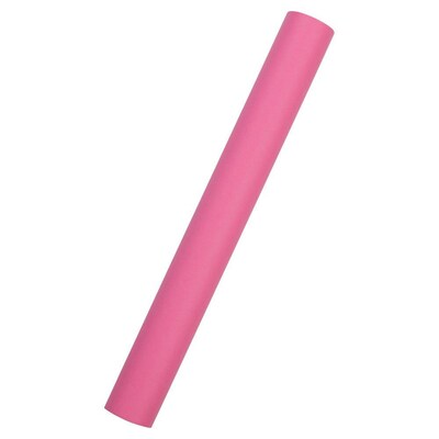 JAM Paper Short Mini Roll Wrapping Paper, 26.3 sq. ft., Fuchsia Pink, 2/Pack(277013531263a)