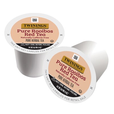Twinings Pure Rooibos Red Herbal Tea, Keurig® K-Cup® Pods, 24/Box (TNA85791)