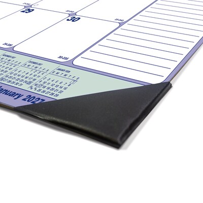 2027 Blueline Classic 21.25" x 16" Monthly Desk Pad Calendar, Blue/White (C181731-27)