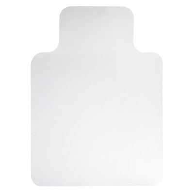 Mind Reader Standard 36" x 48" Rectangular with Lip Chair Mat for Hard Floor, Vinyl (FLCMAT-CLR)