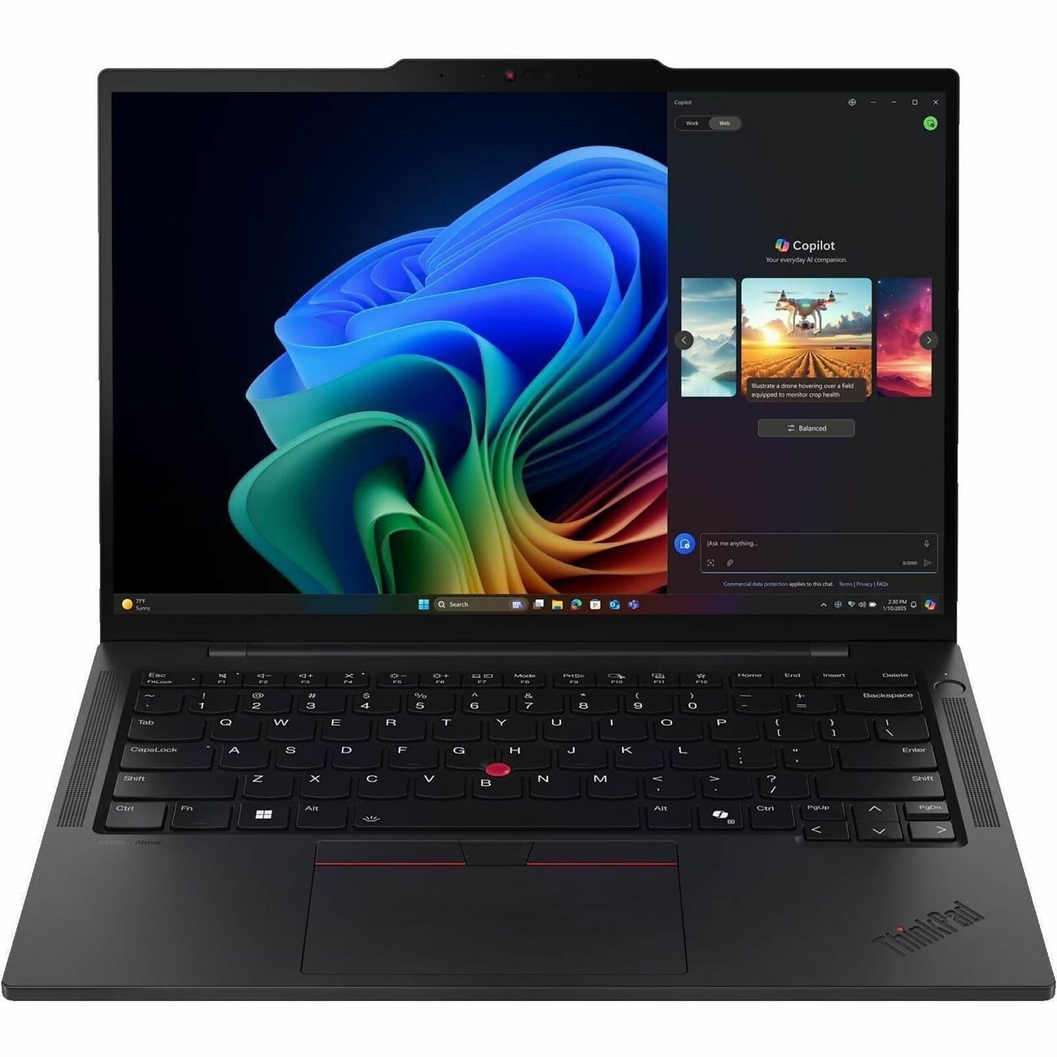 Lenovo ThinkPad T14 Gen 6 14 AI Laptop, Copilot+ PC, AMD Ryzen AI 7 PRO 350, 2.0GHz, 16GB RAM, 512GB SSD, Windows 11 Pro, Black