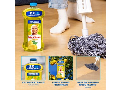 Mr. Clean Antibacterial Multi-Surface Cleaner, Lemon Scent, 99 Fl. Oz. (18551)