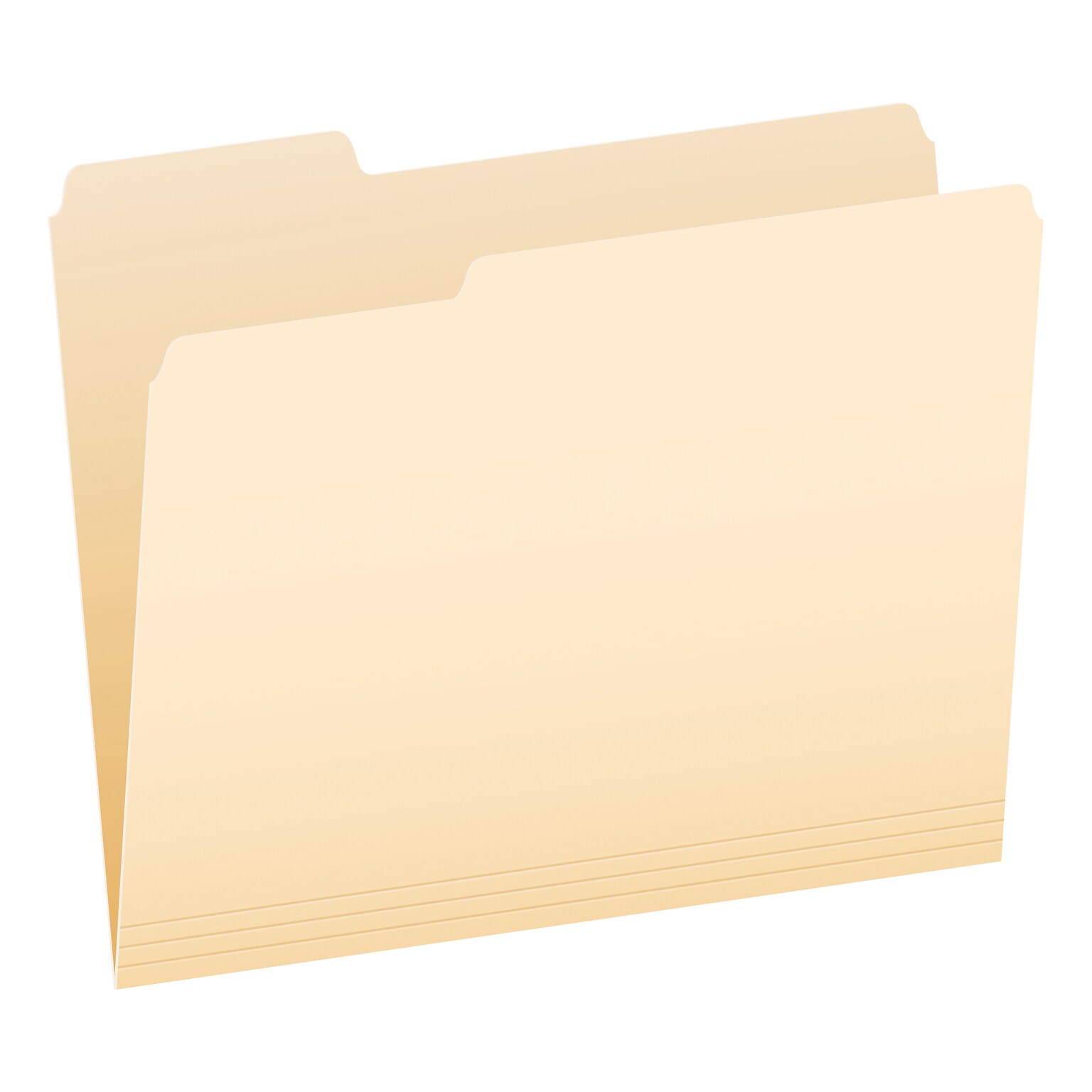 Pendaflex Heavy Duty File Folder, 1/3-Cut Tab, Assorted, Letter Size, Manila, 100/Box (1007080)