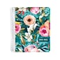 2024-2025 Global Printed Products Spring Floral 8.5" x 11" Academic Weekly & Monthly Teacher Planner, Plastic Cover