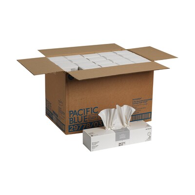 Pacific Blue Basic AccuWipe Disposable Delicate Task Wipes, White (2977803)