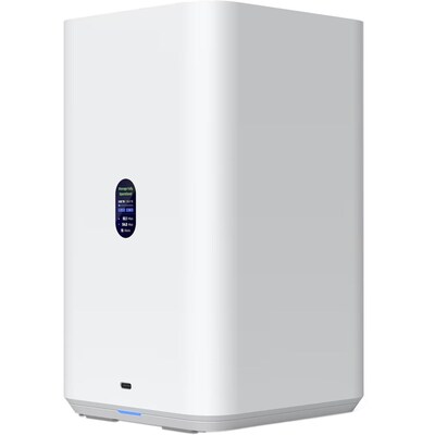 Ubiquiti UNAS 3.5" 2.5GbE USB-C External SATA III Hard Drive Enclosure, HDD, White (UNAS-2-W)