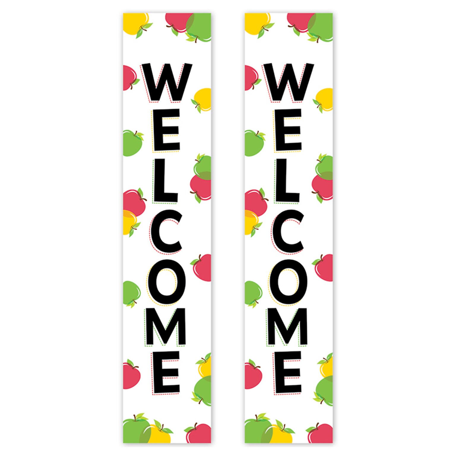 Creative Teaching Press Apple Time Welcome 2-Sided Banner, 2/Pack (CTP11024-2)