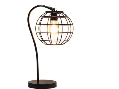 Lalia Home Studio Loft Table Lamp, Matte Black (LHT-5061-BK)