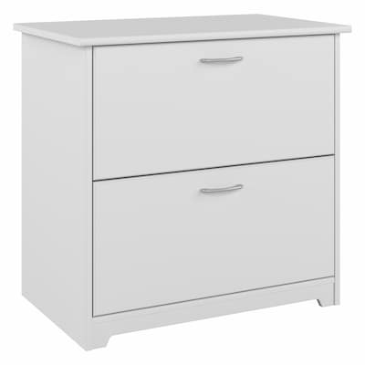 Bush Furniture Cabot 2-Drawer Lateral File Cabinet, Not Assembled, Letter/Legal, White, 31.26W (WC3