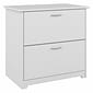 Bush Furniture Cabot 2-Drawer Lateral File Cabinet, Not Assembled, Letter/Legal, White, 31.26"W (WC31980)