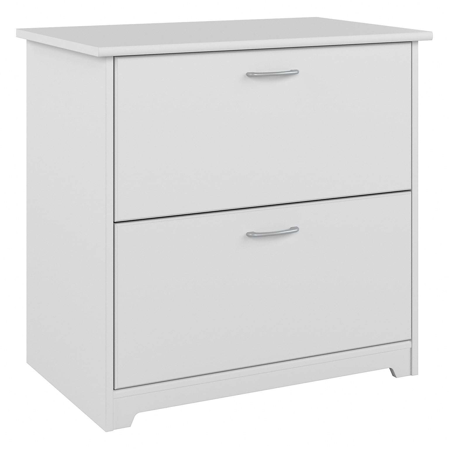 Bush Furniture Cabot 2-Drawer Lateral File Cabinet, Not Assembled, Letter/Legal, White, 31.26W (WC31980)