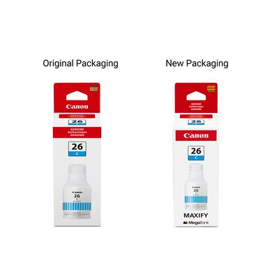 Canon GI-26 Cyan High Yield Ink Cartridge Refill (4421C001)