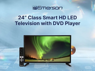 Emerson 24'' Class Smart HD LED Television with DVD Player