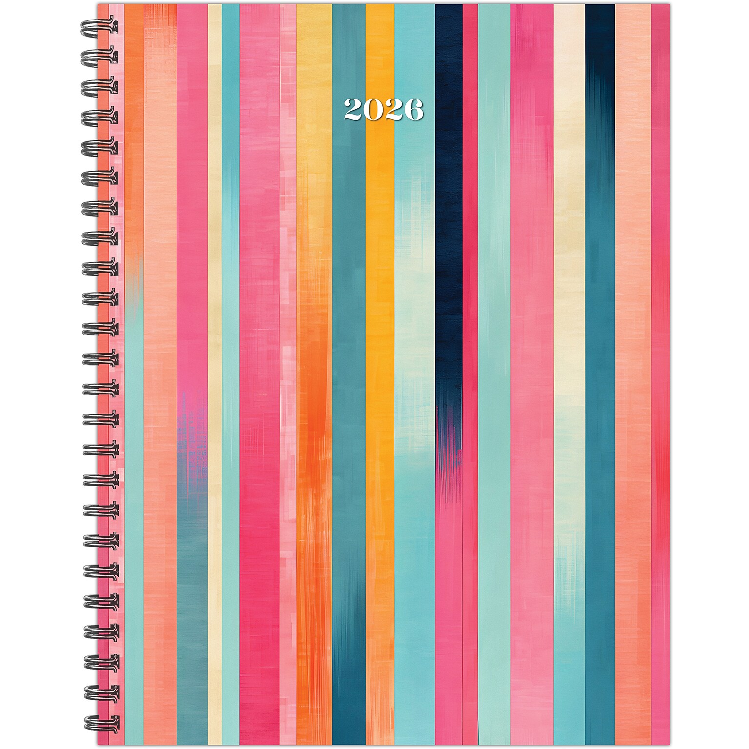 2026 Willow Creek Super Stripe 8.5 x 11 Weekly & Monthly Planner, Paperboard Cover (57384)