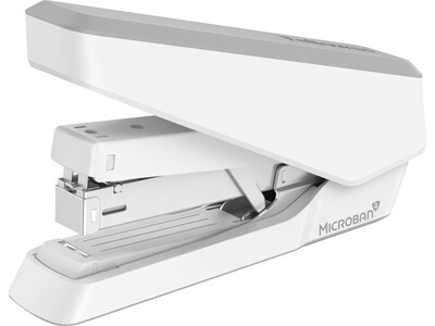 Fellowes LX870 EasyPress Desktop Stapler, 40-Sheet Capacity, Staples Included, White (LX870WHITE)