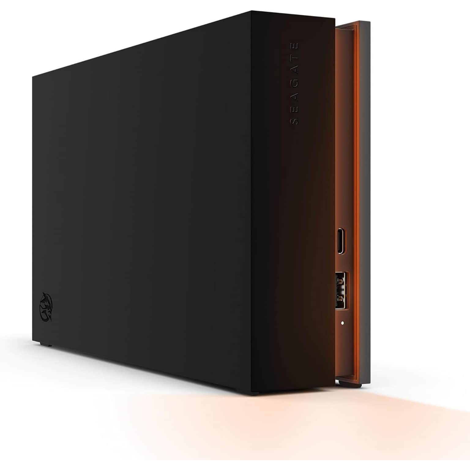 Seagate FireCuda 8TB External USB 3.2 Desktop Gaming Hard Drive, Black (STKK8000400)