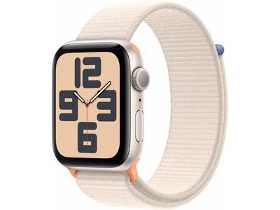 Apple Watch SE (GPS), Starlight, 44mm (MRE63LL/A)