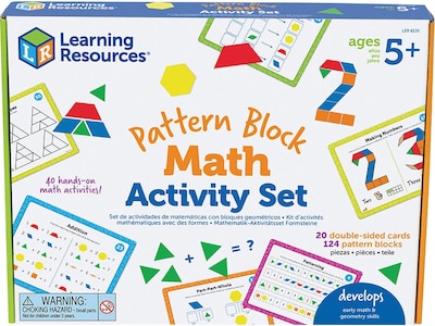 Learning Resources Pattern Block Math Activity Set (LER6135)