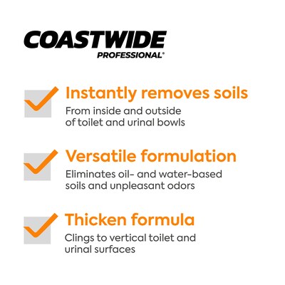 Coastwide Professional Toilet and Urinal Cleaner 71, 0.95L, 6/Carton