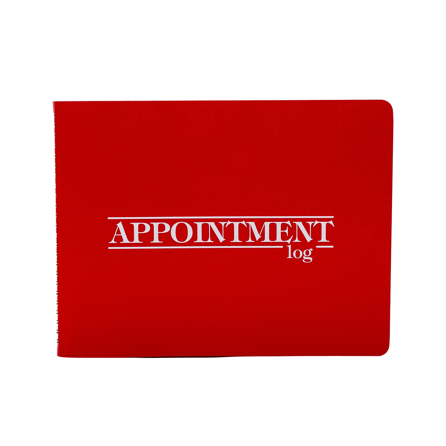 2027 Medical Arts Press® 8 1/2 x 11 Daily Appointment Log, Red (3109727)