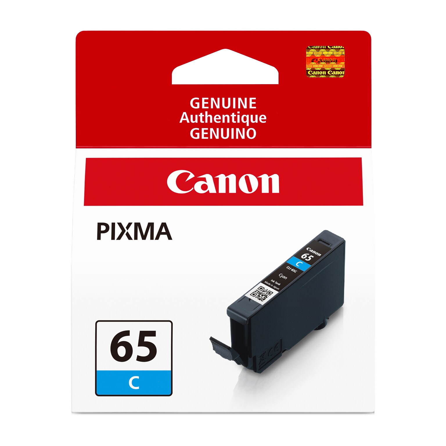 Canon 65 C Cyan Standard Yield Ink Cartridge (4216C002)