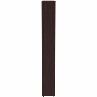 Lorell 84" 6-Shelf Bookcase with Adjustable-Shelves, Espresso Laminate (LLR18248)