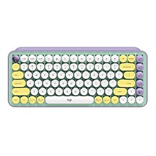 Logitech POP Keys Wireless Bluetooth Mechanical Keyboard, Daydream (920-010708)