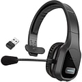 Delton 20X Professional USB-C Noise Canceling Bluetooth Mono Phone & Computer Headset, Black (DBTHEA