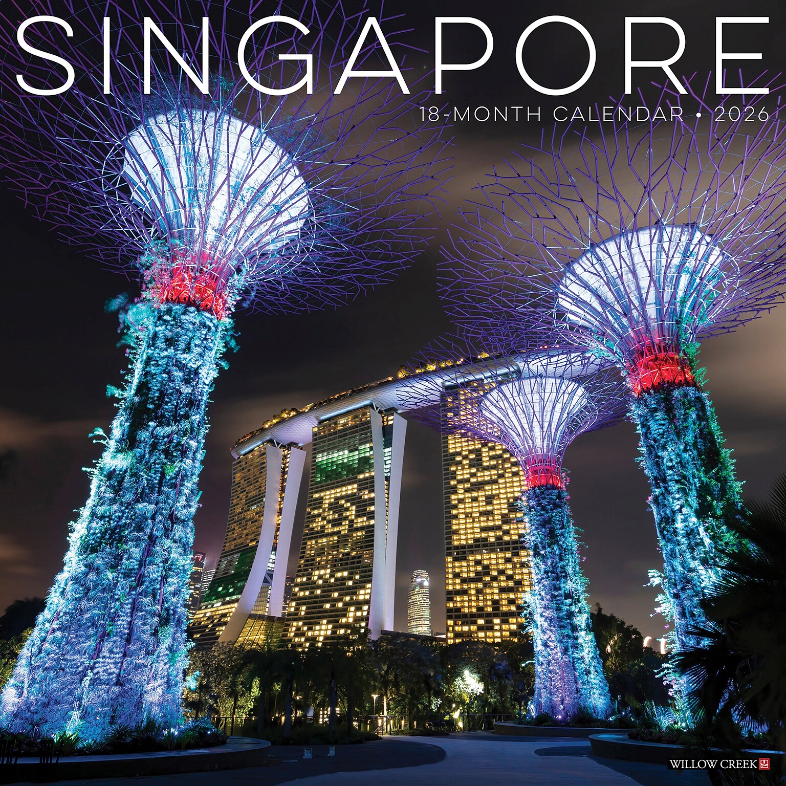 2026 Willow Creek Singapore 12 x 12 Monthly Wall Calendar (56134)