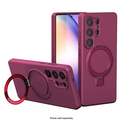 SaharaCase Venture Phone Case for Galaxy S25 Ultra, Shock Absorbing, Burgundy (CP00762)