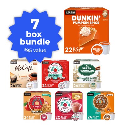 Quill Exclusive 162 count Seasonal Flavor Variety Pack Keurig® K-Cup® Pods