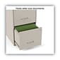 Alera® Soho 2 File-Drawer Vertical Standard File Cabinet, Letter Size, Lockable, 24.1"H x 14"W x 18"D, Putty (2806662)